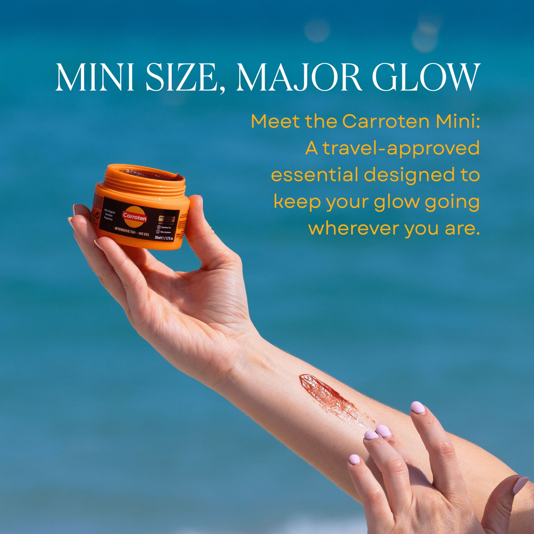 Carroten Intensive + Gold Shimmer Tanning Gel Mini Duo - Carroten