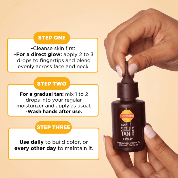Face Self Tan Drops - Carroten