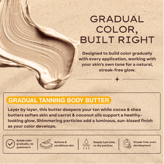 Gradual Self Tanning Body Butter - Carroten