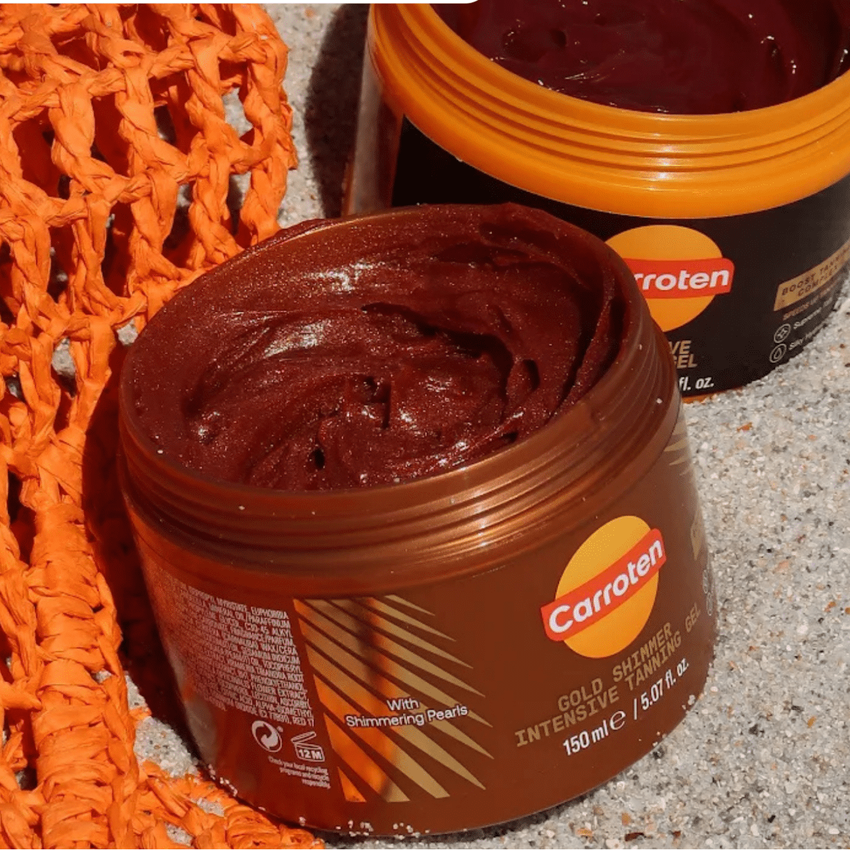 Intensive Tanning Gel + Gold Shimmer Intensive Tanning Gel Duo - Carroten