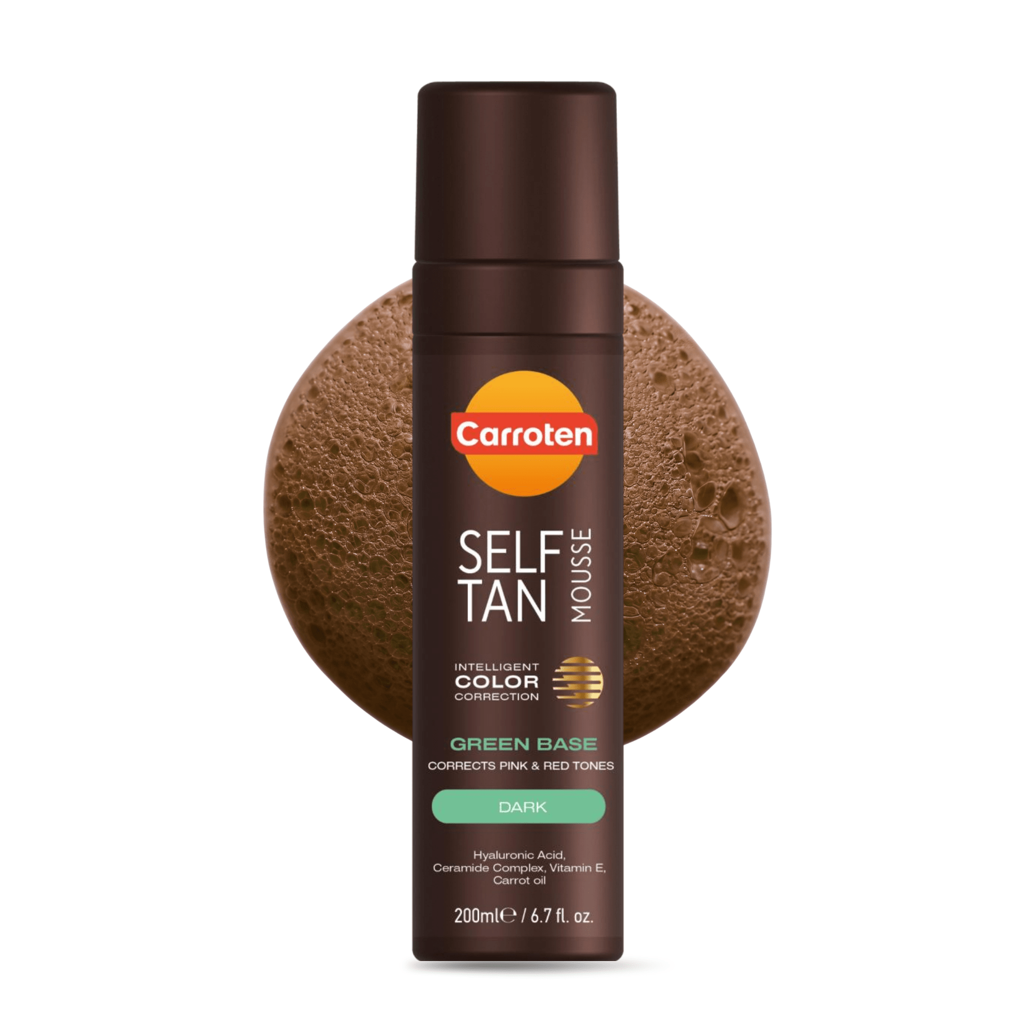 Self Tan Mousse Green Base - Carroten