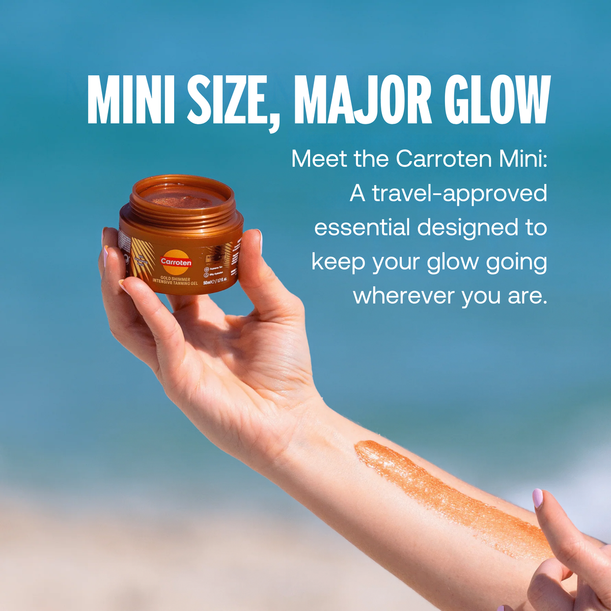 Mini Gold Shimmer Tanning Gel