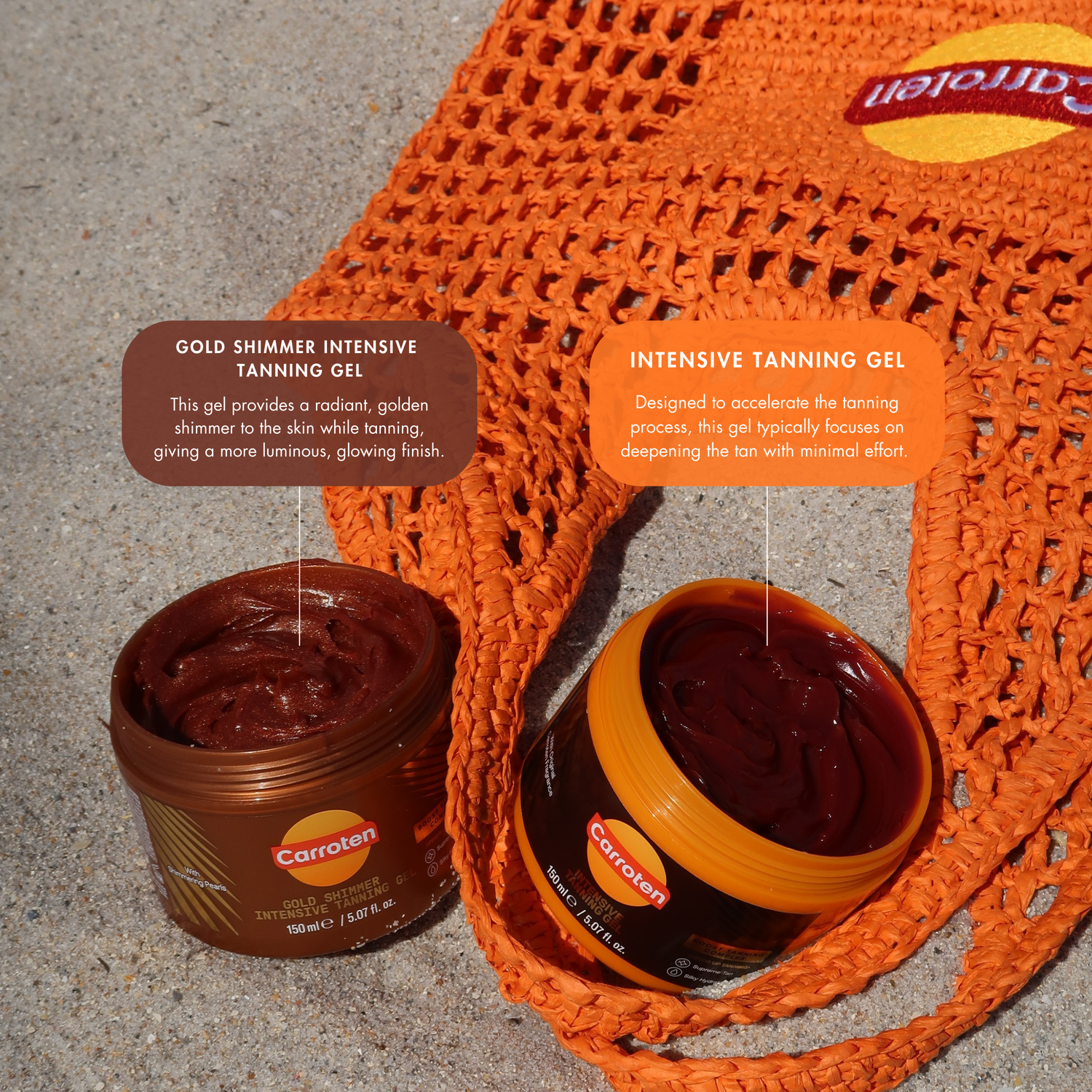 Gold Shimmer Intensive Tanning Gel + Spatula