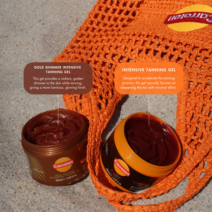 Gold Shimmer Intensive Tanning Gel + Spatula