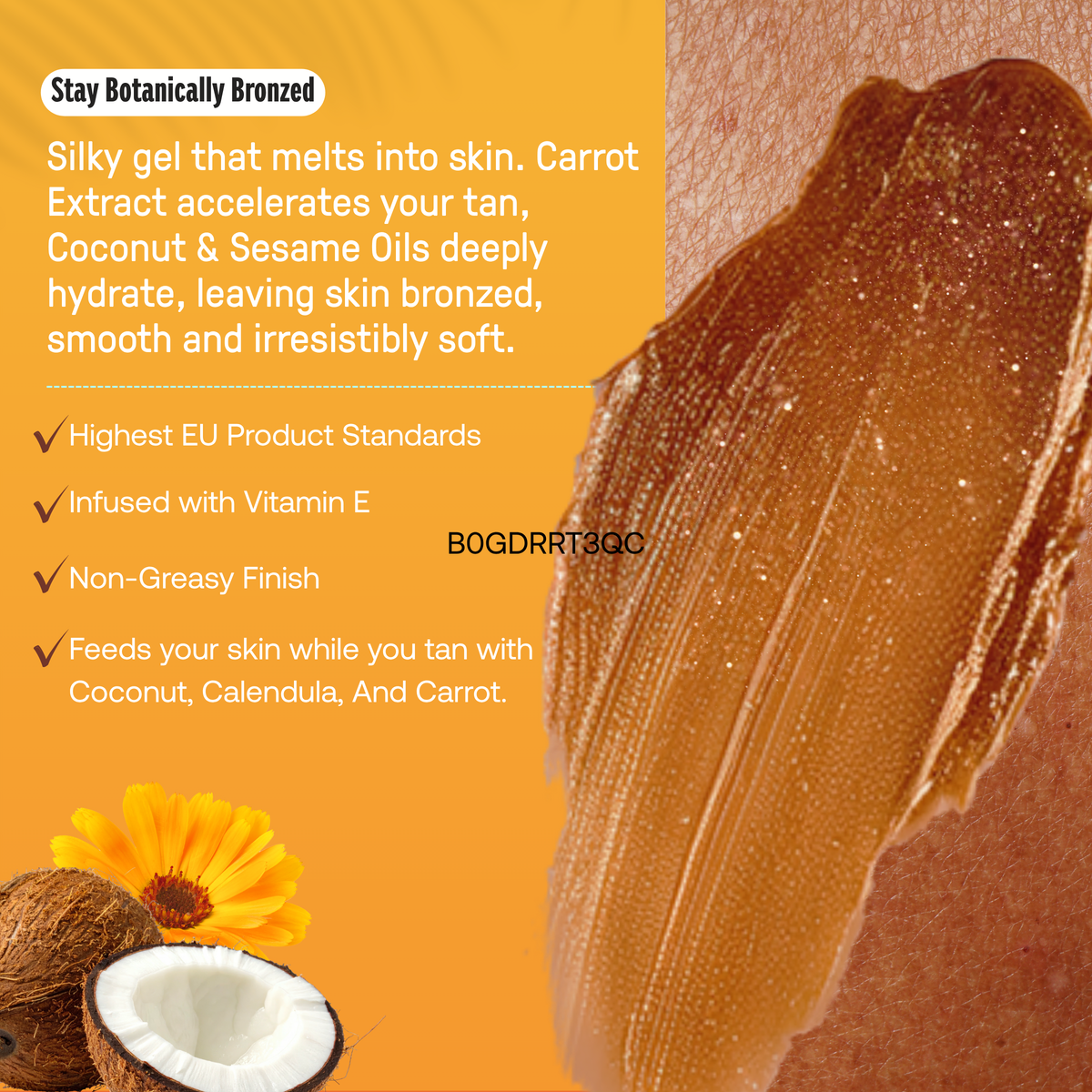 Gold Shimmer Intensive Tanning Gel + Spatula