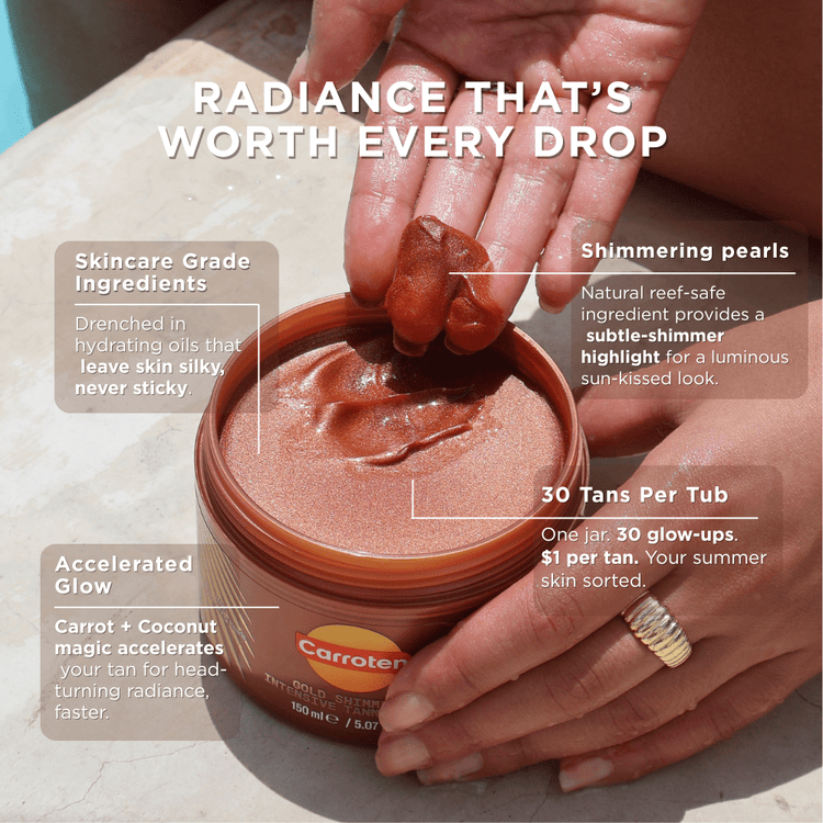 Gold Shimmer Intensive Tanning Gel