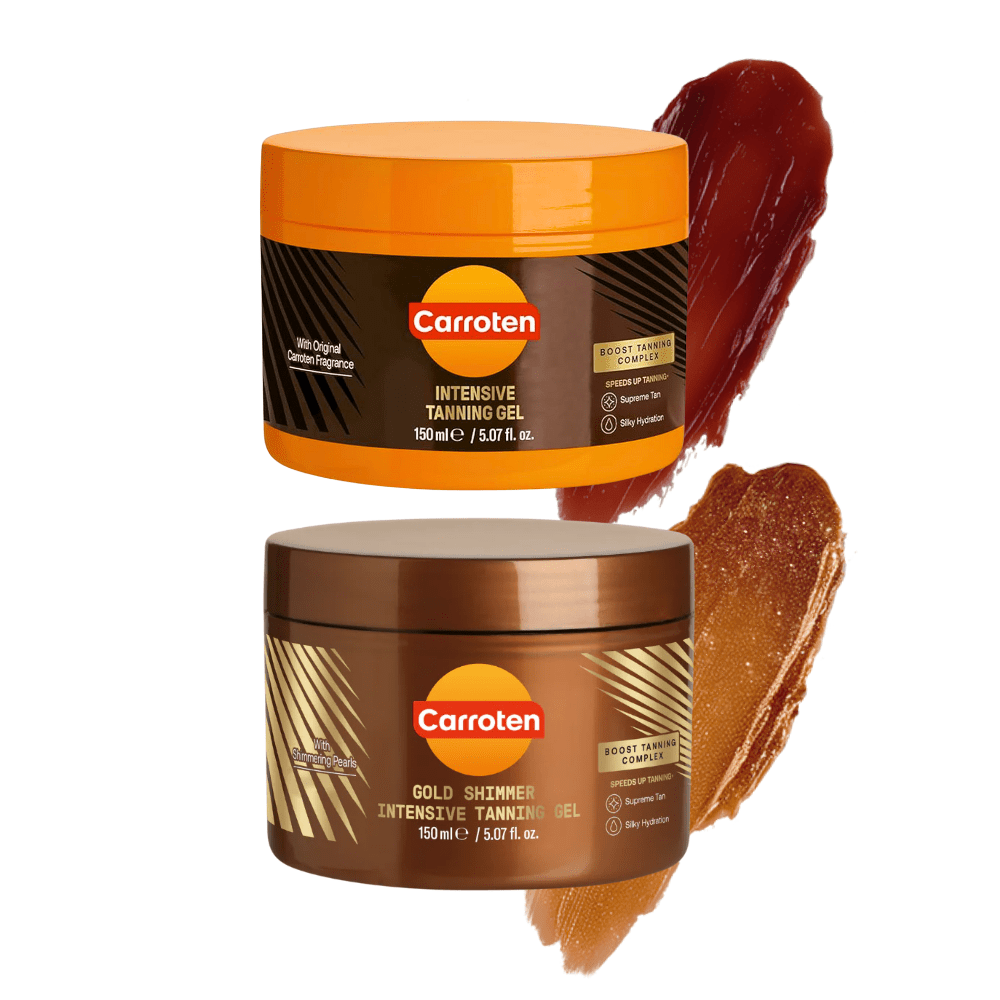 Intensive Tanning Gel + Gold Shimmer Intensive Tanning Gel Duo 
