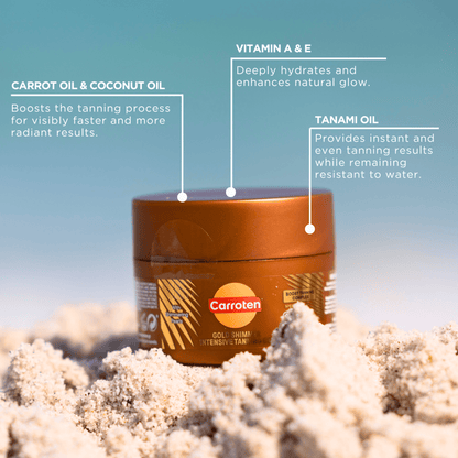 Carroten Gold Shimmer Tanning Gel Mini - Carroten