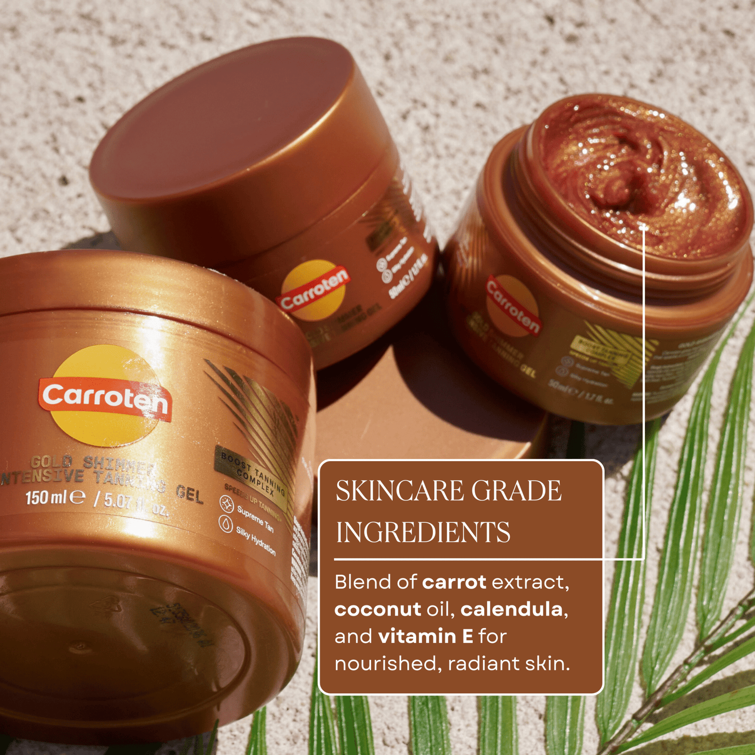 Carroten Intensive + Gold Shimmer Tanning Gel Mini Duo - Carroten