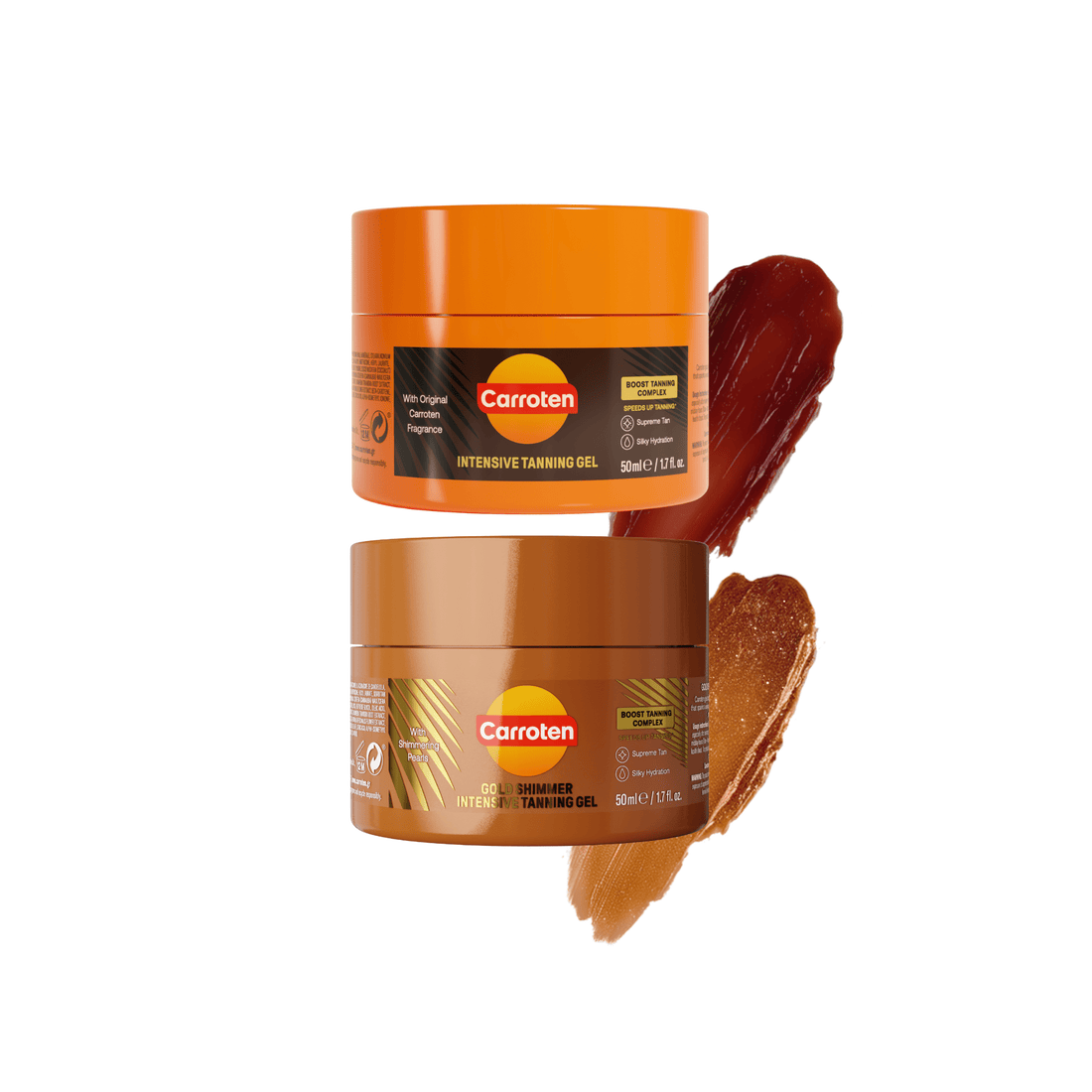 Carroten Intensive + Gold Shimmer Tanning Gel Mini Duo - Carroten