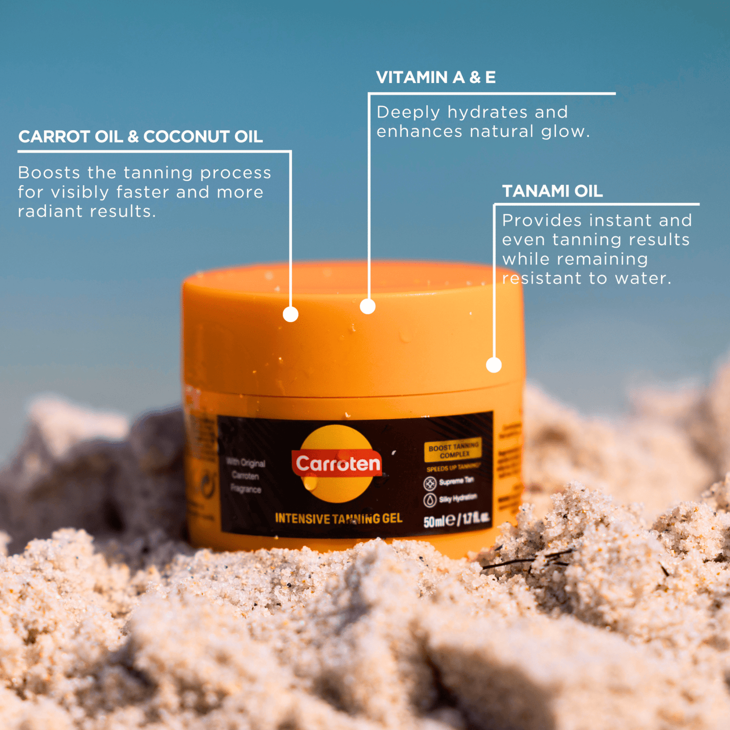 Carroten Intensive Tanning Gel Mini - Carroten