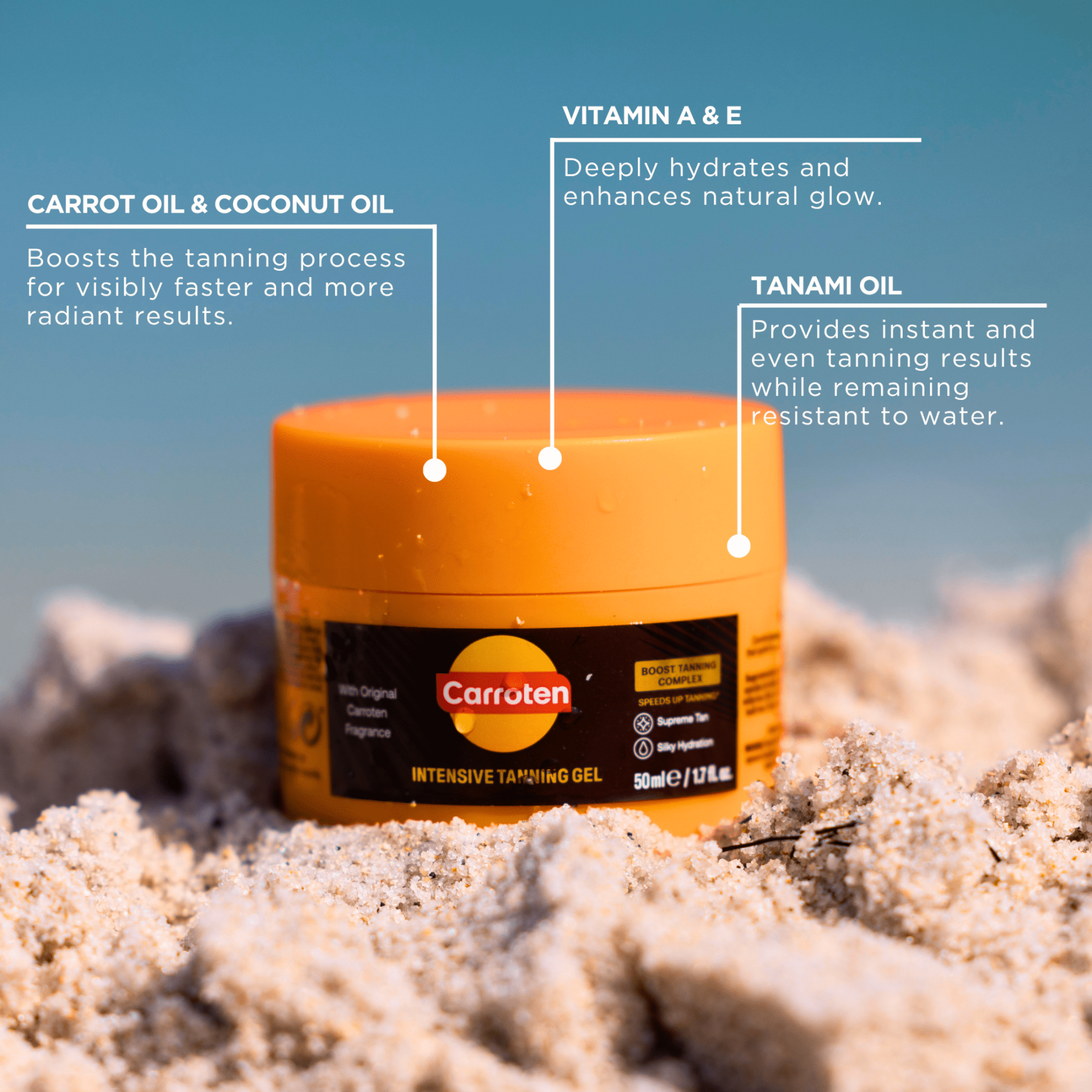 Carroten Intensive Tanning Gel Mini - Carroten