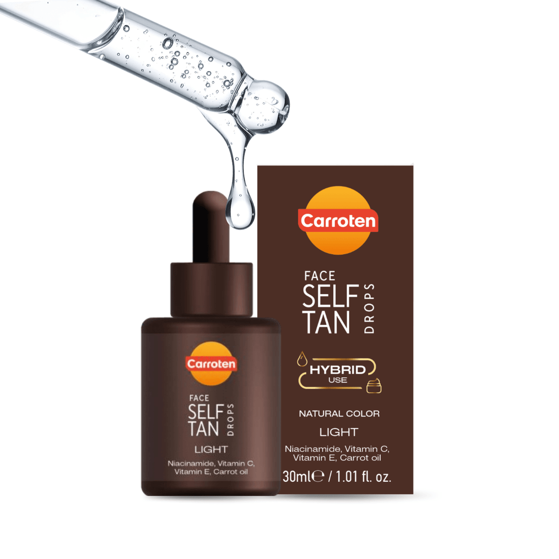 Face Self Tan Drops - Carroten