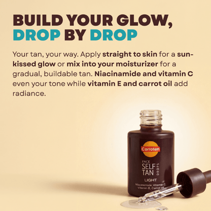 Face Self Tan Drops - Carroten