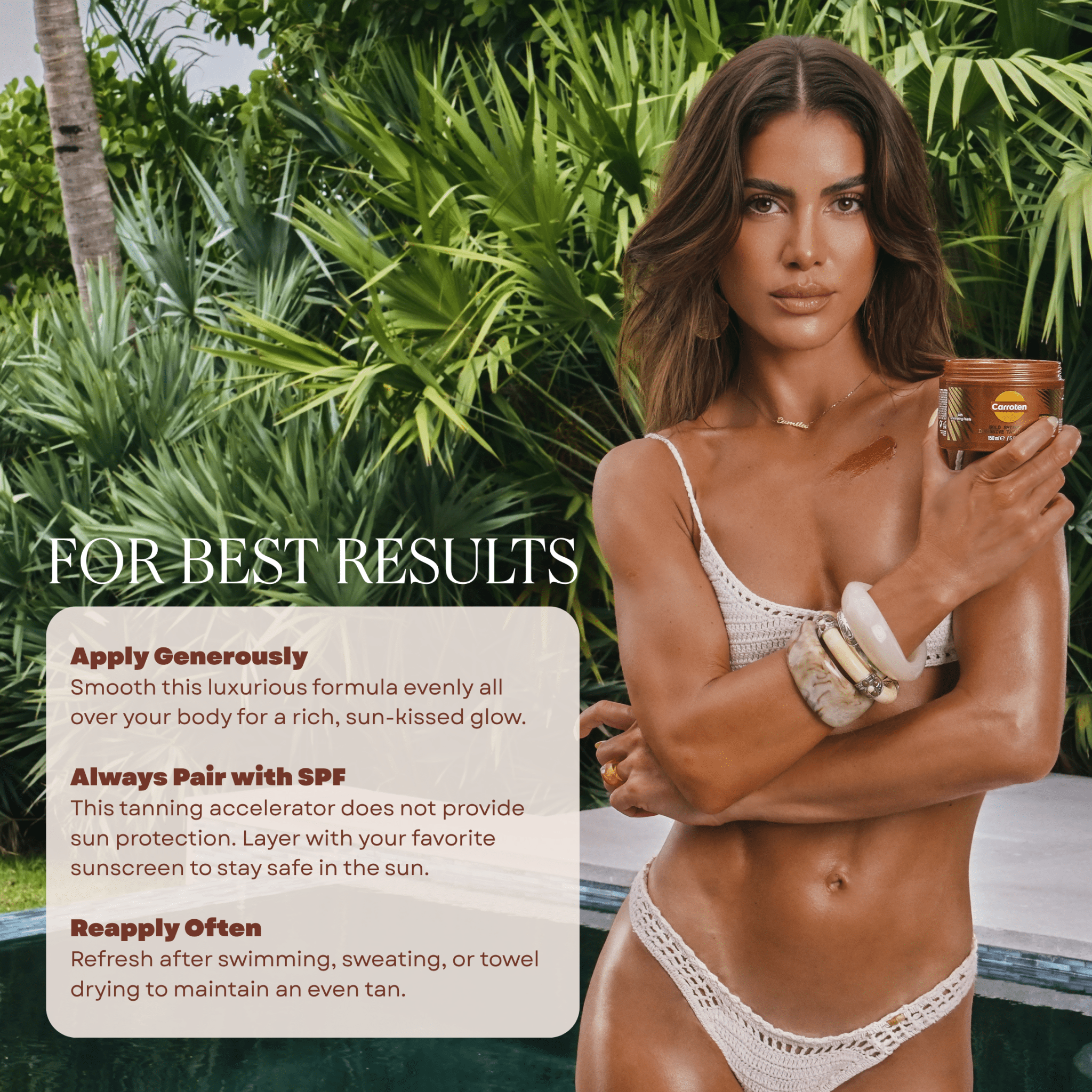 Gold Shimmer Intensive Tanning Gel - Carroten