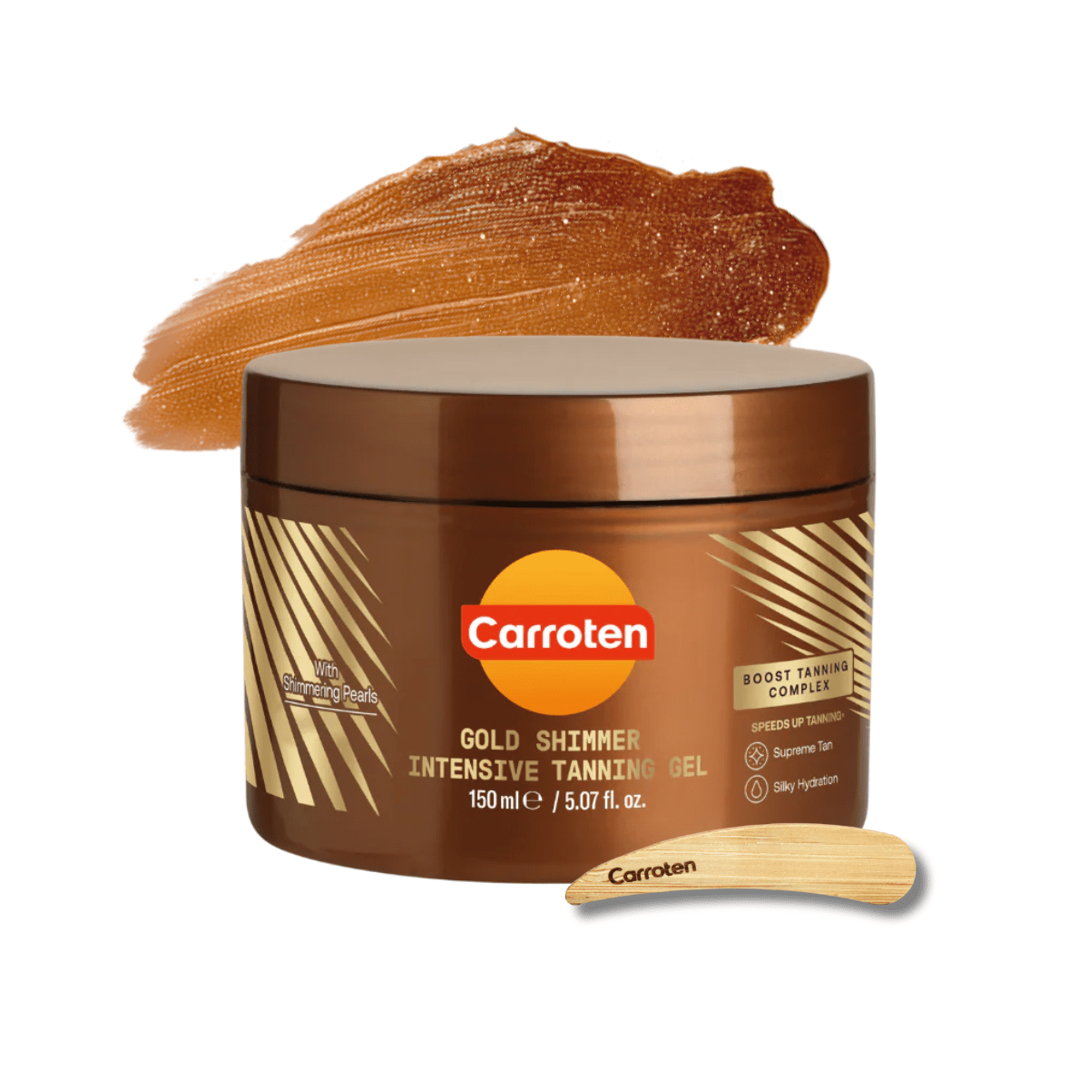 Gold Shimmer Intensive Tanning Gel - Carroten