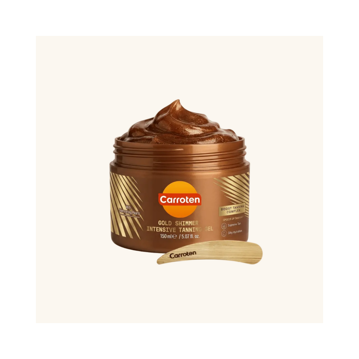 Gold Shimmer Intensive Tanning Gel - Carroten