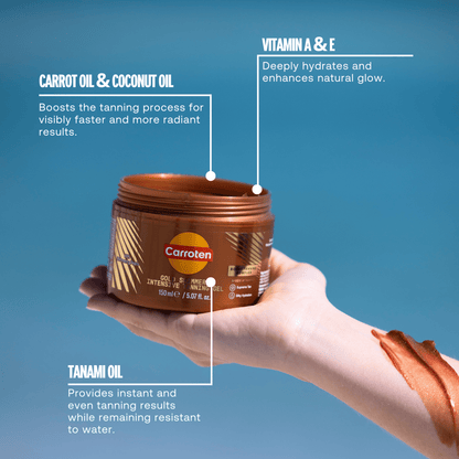 Gold Shimmer Intensive Tanning Gel - Carroten