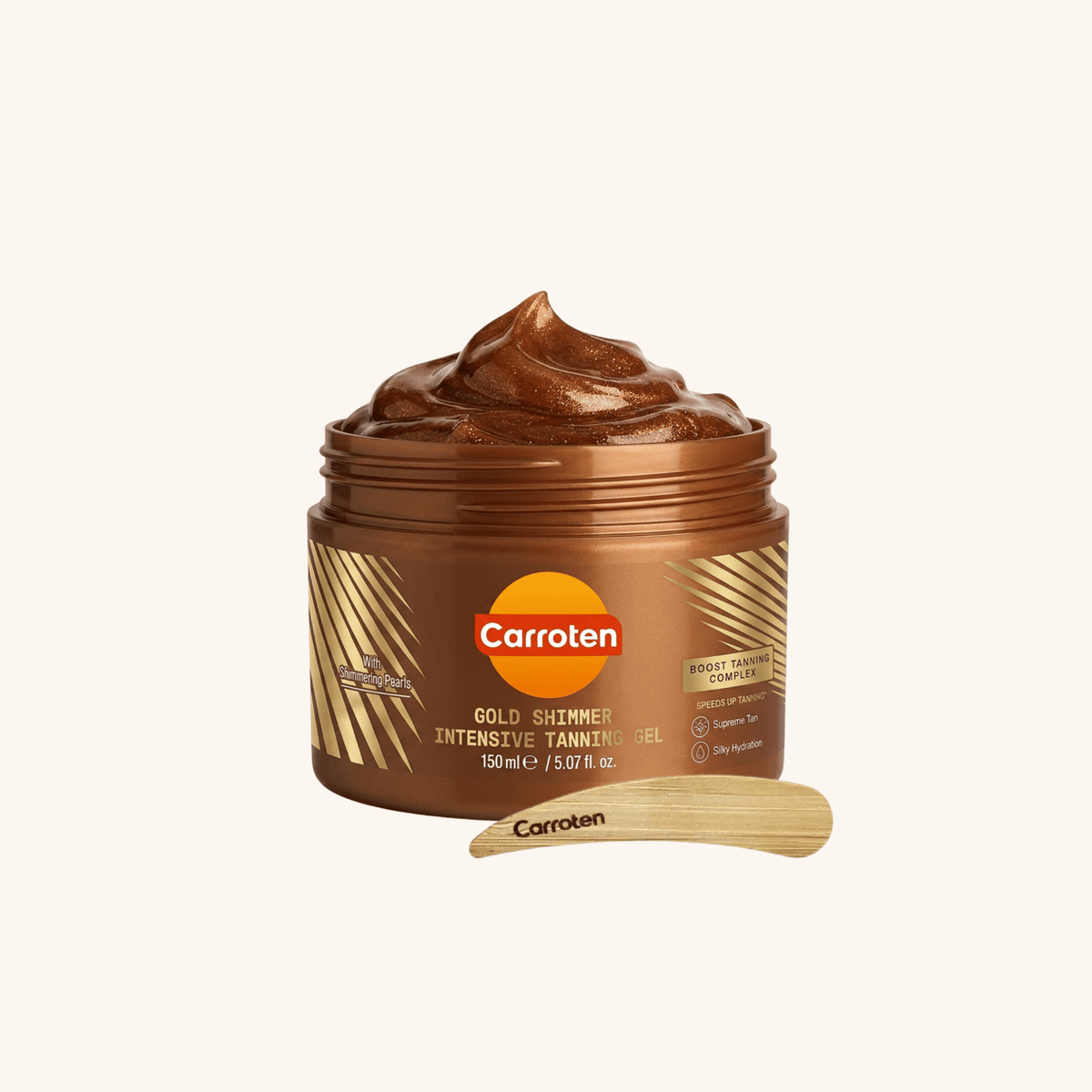 Gold Shimmer Intensive Tanning Gel - Carroten