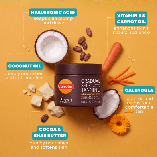 Gradual Self Tanning Body Butter - Carroten