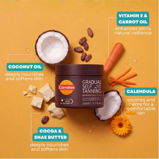 Gradual Self Tanning Body Butter - Carroten