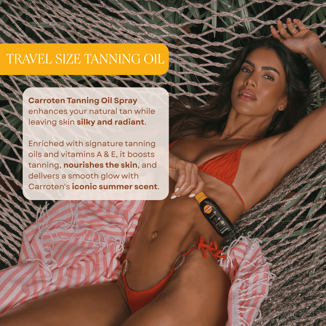 Intense Tan Tanning Oil Spray Mini - Carroten