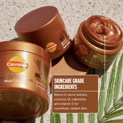 Mini Gold Shimmer Tanning Gel - Carroten