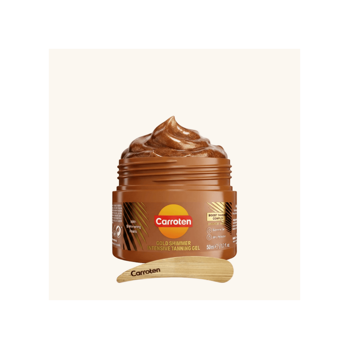 Mini Gold Shimmer Tanning Gel - Carroten