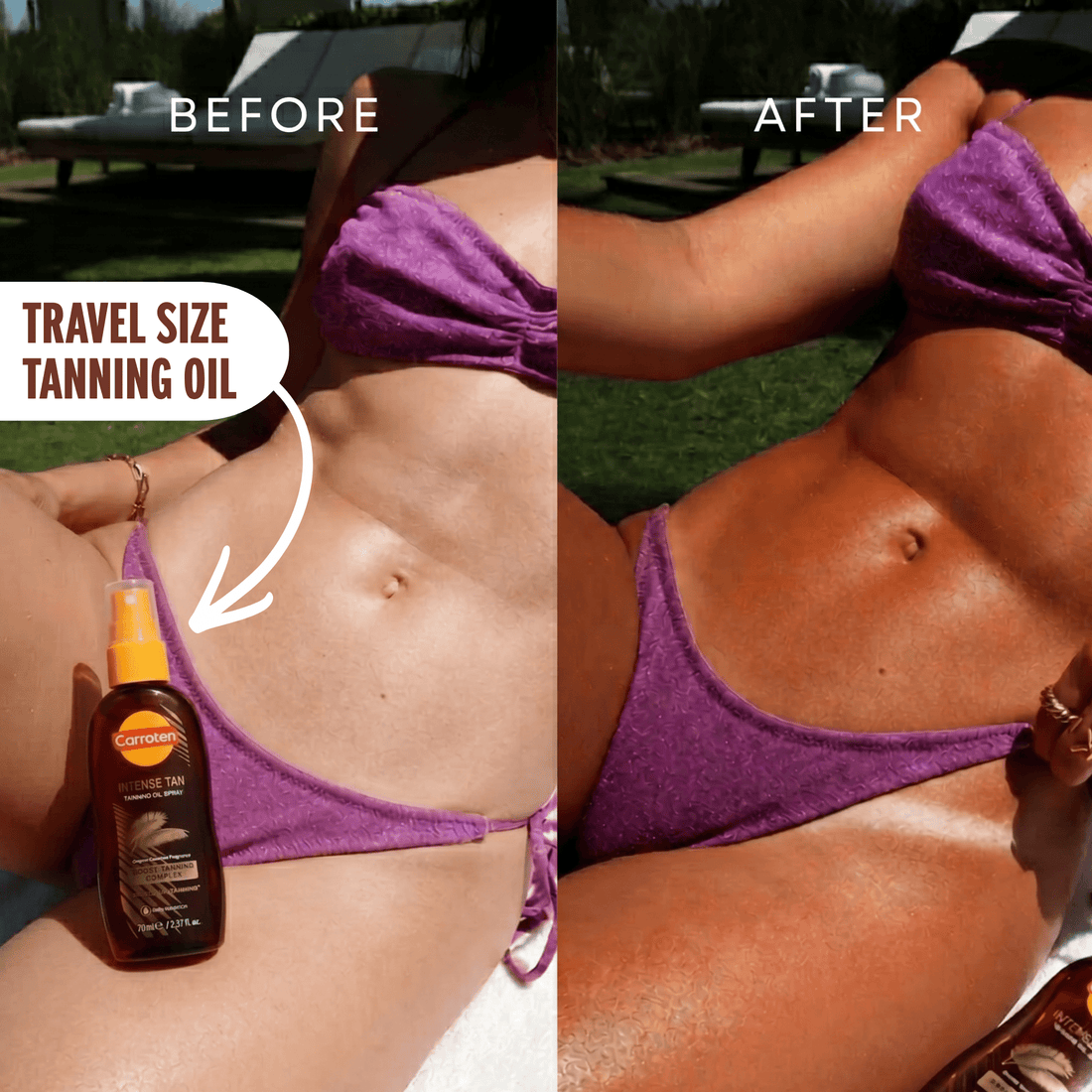Mini Intense Tan Tanning Oil Spray - Carroten
