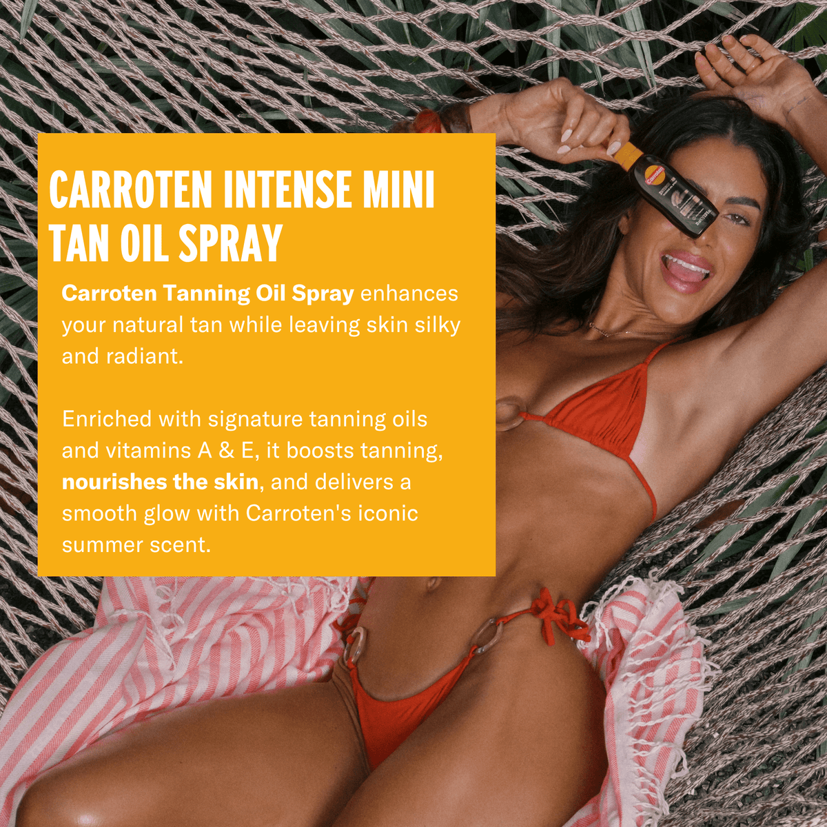 Mini Intense Tan Tanning Oil Spray - Carroten