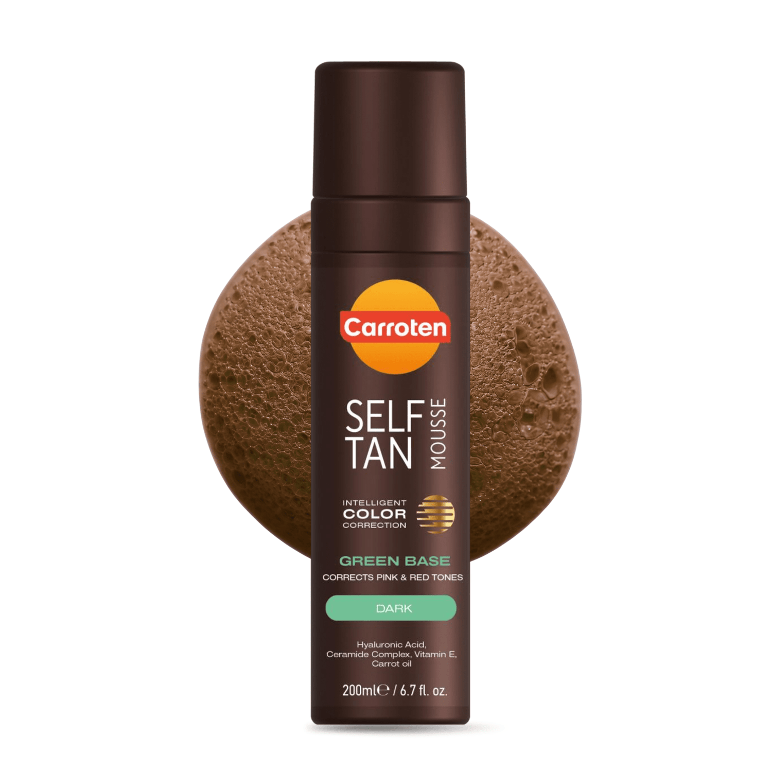 Self Tan Mousse Green Base - Carroten