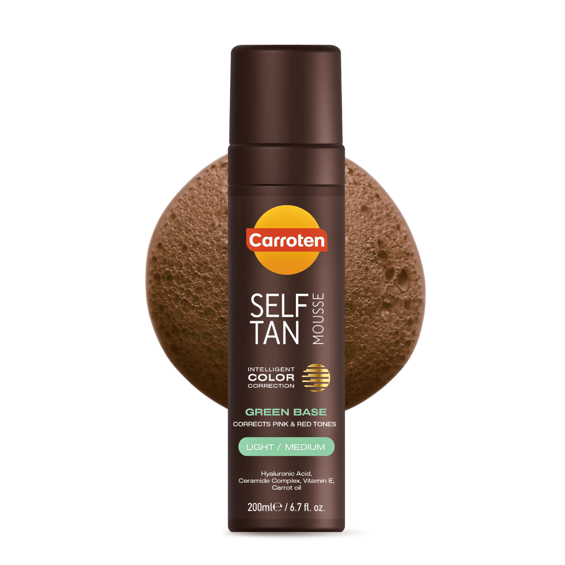 Self Tan Mousse Green Base - Carroten