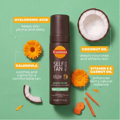 Self Tan Mousse Green Base - Carroten