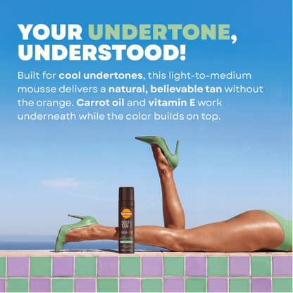 Self Tan Mousse Green Base - Carroten