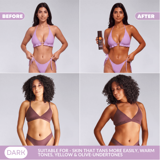 Self Tan Mousse Violet Base - Carroten