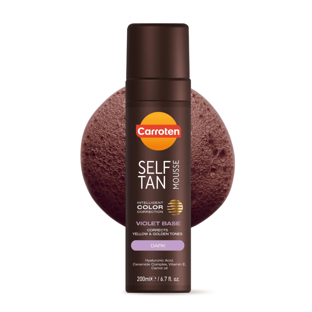 Self Tan Mousse Violet Base - Carroten