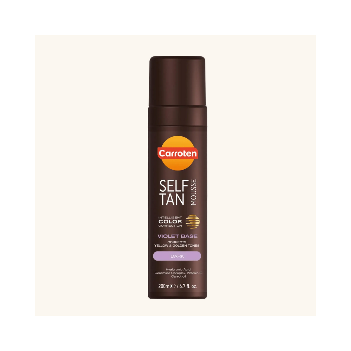 Self Tan Mousse Violet Base - Carroten