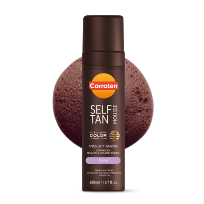 Self Tan Mousse Violet Base - Carroten