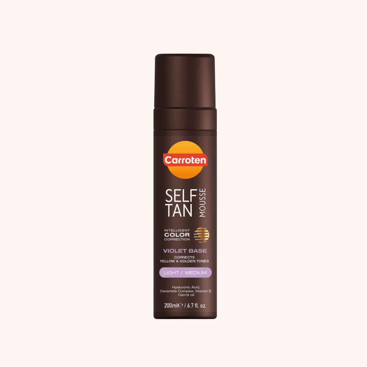 Self Tan Mousse Violet Base - Carroten