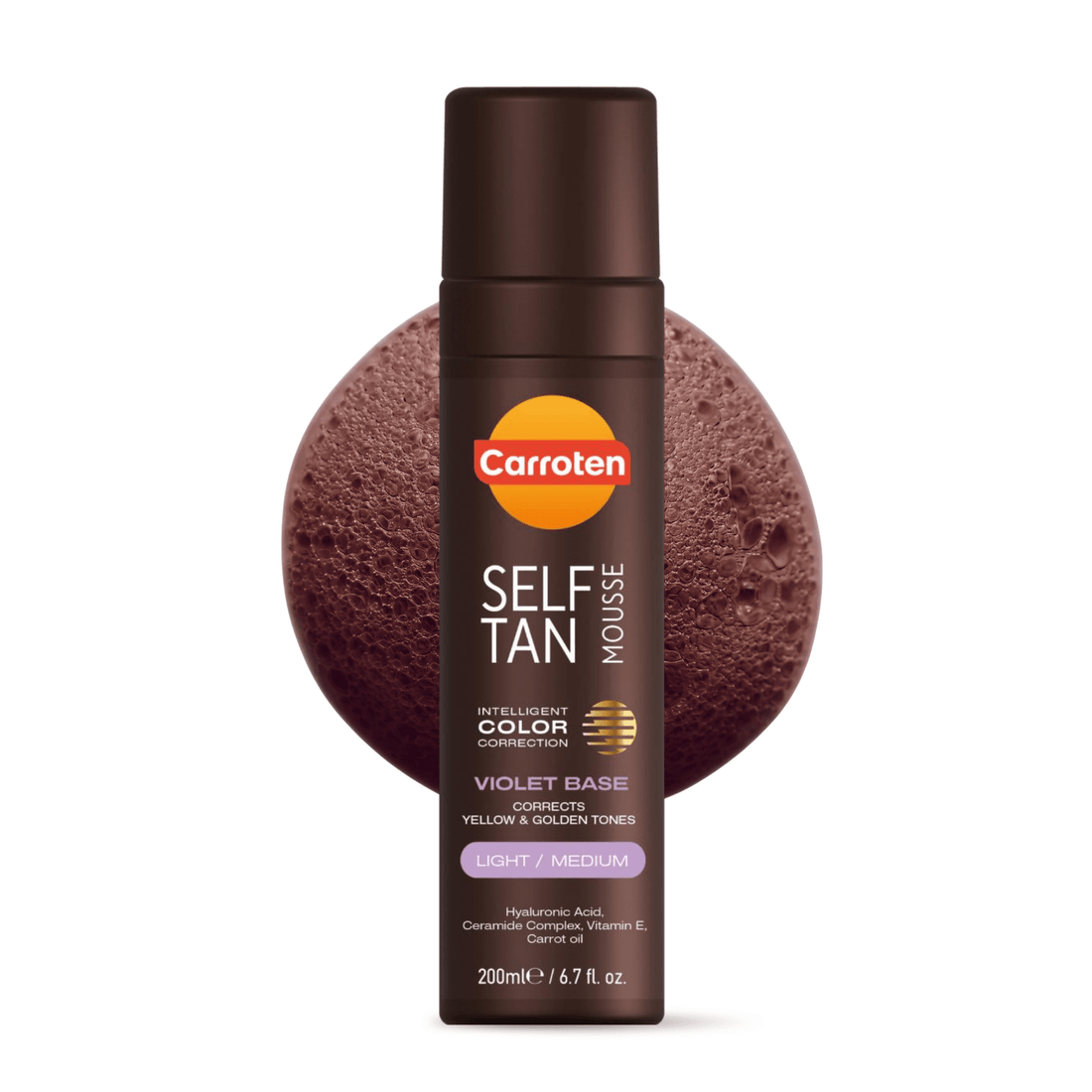 Self Tan Mousse Violet Base - Carroten